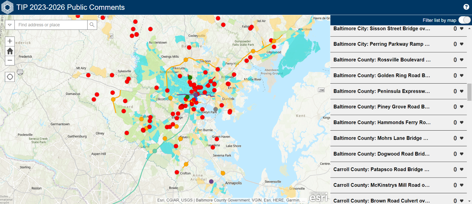 2023-2026 TIP Interactive Map