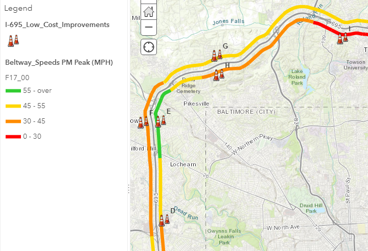 I-695 (Baltimore Beltway) Low Cost Improvements