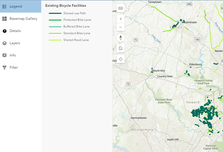 Regional Bicycle Facilities Inventory Image
